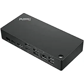 Lenovo ThinkPad Universal USB-C Dock - Mobile Option, UK, Black