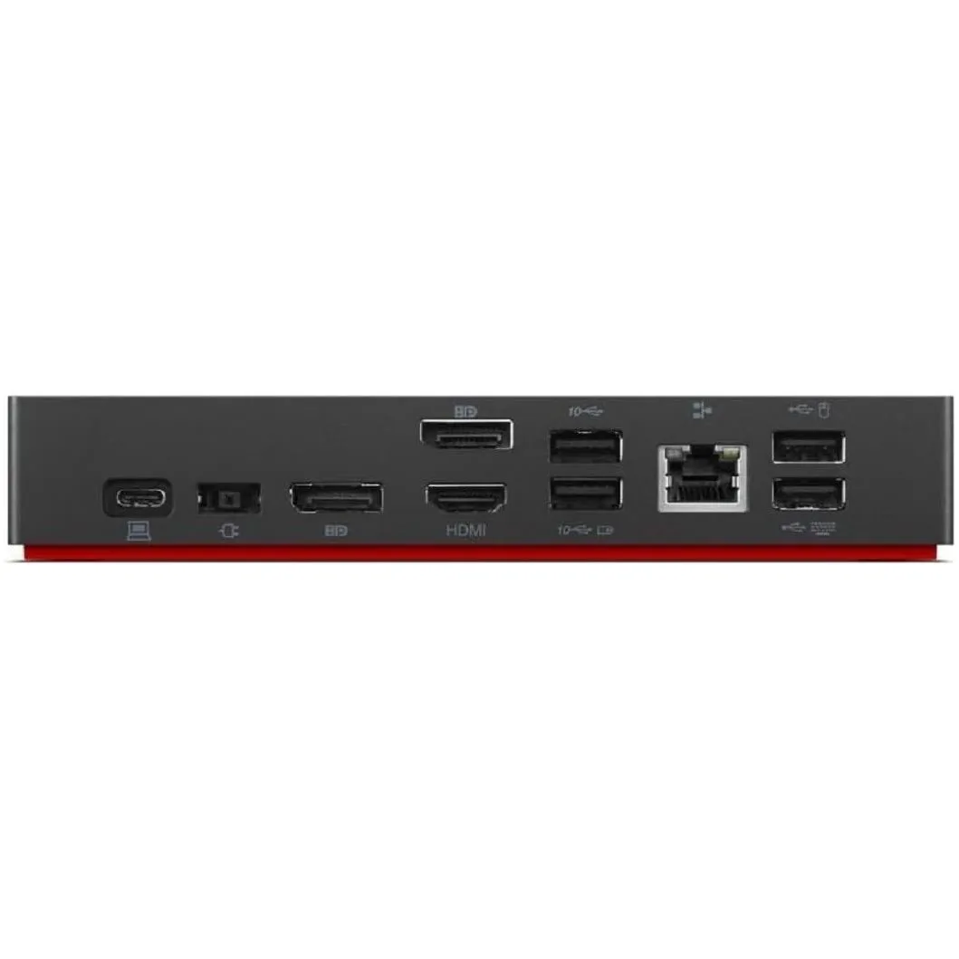 Lenovo ThinkPad Universal USB-C Dock - Mobile Option, UK, Black