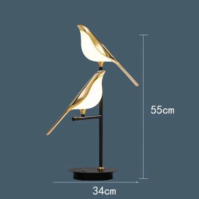 Luxury Magpie Bird Pendant Lamp for Mansion Home Decor