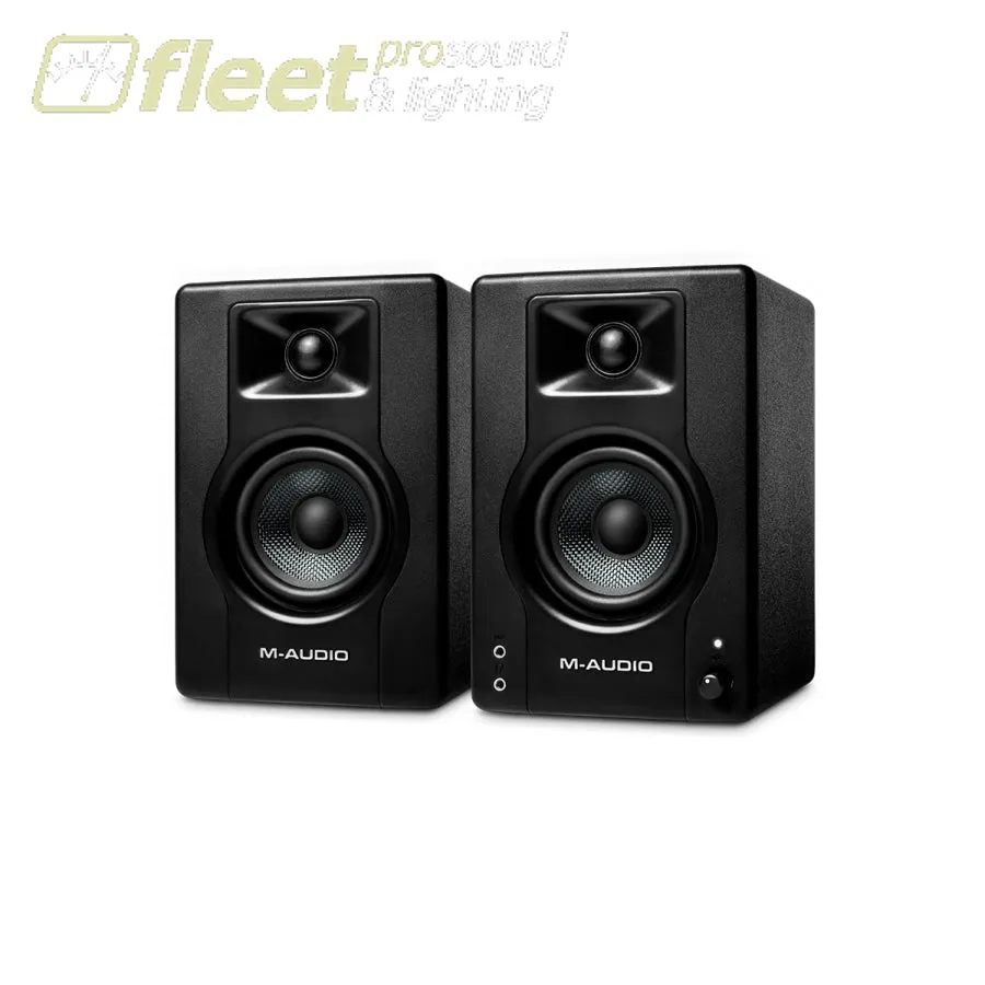 M-Audio BX3PAIR 3.5” Black Kevlar 120-Watt Multimedia Reference Monitors - Pair
