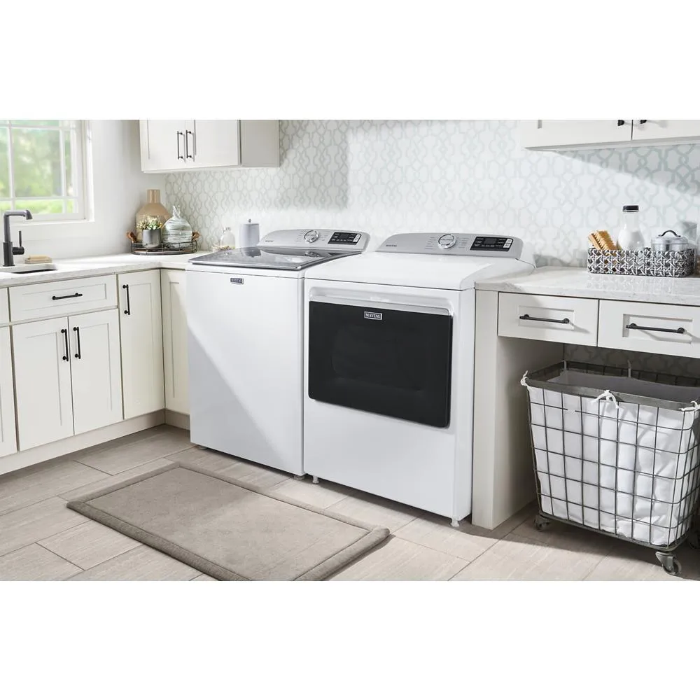 Maytag MGD6230HW Smart Top Load Gas Dryer with Extra Power - 7.4 cu. ft.
