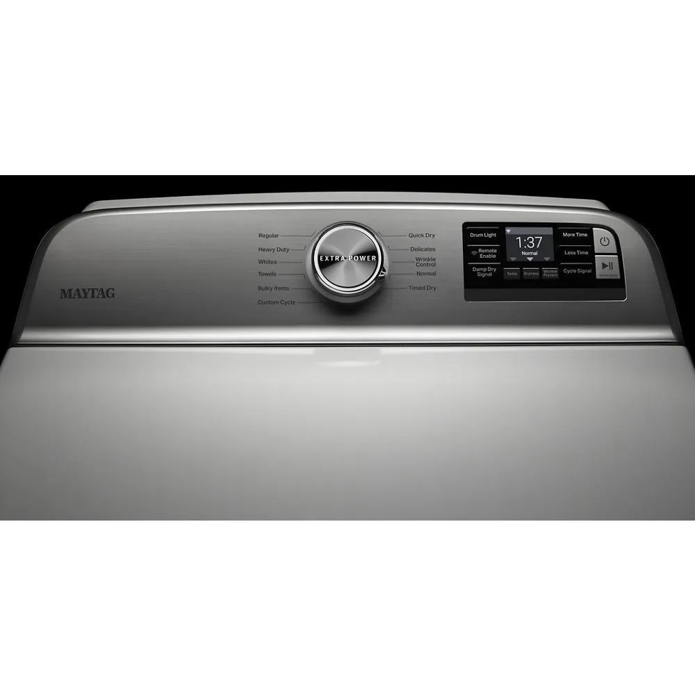 Maytag MGD6230HW Smart Top Load Gas Dryer with Extra Power - 7.4 cu. ft.