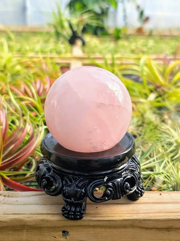 Medium Black Crystal Stand