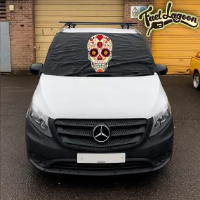 Mercedes Vito 447 Screen Cover - Sugar Skull