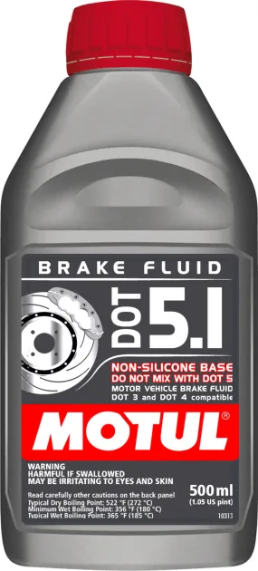 Motul DOT 5.1 Brake Fluid Synthetic 500 ml - Set of 12