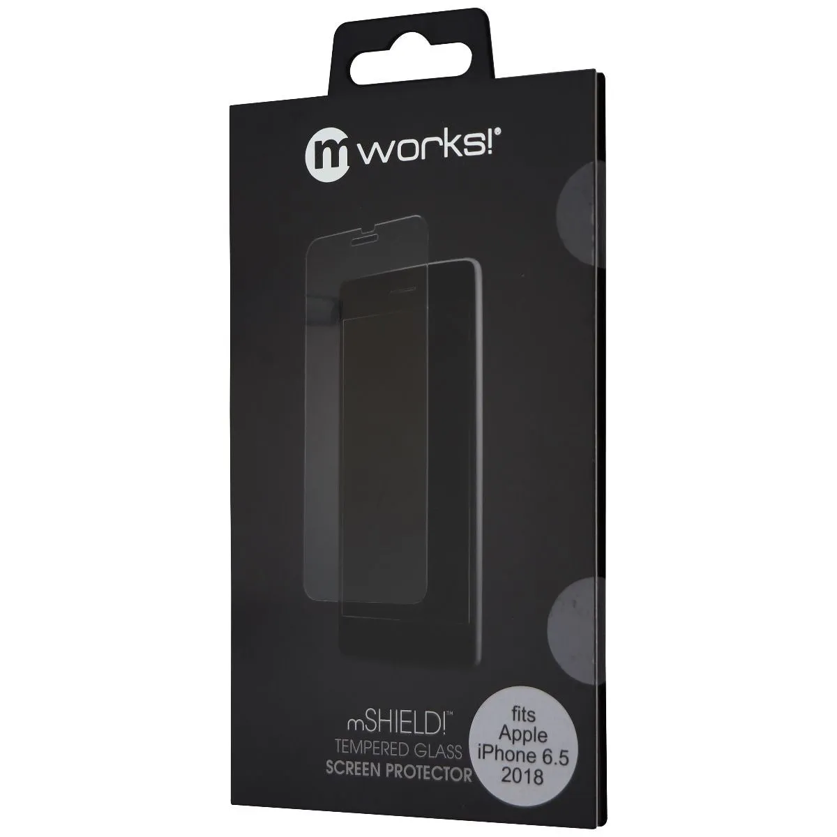 mWorks mShield Tempered Glass Screen Protector for iPhone Xs Max - Clear