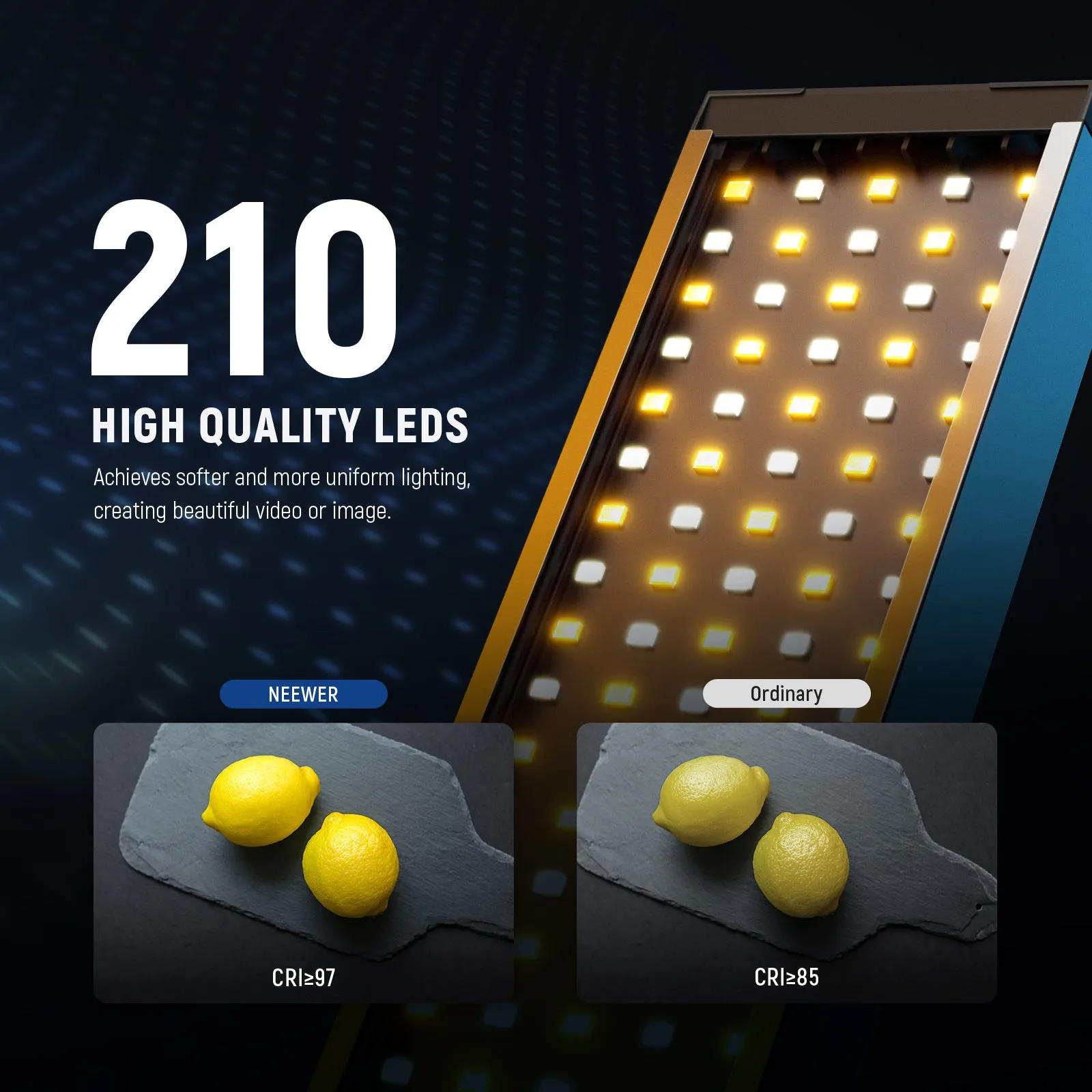 NEEWER BH20B Upgraded 21W LED Video Light Stick Kit