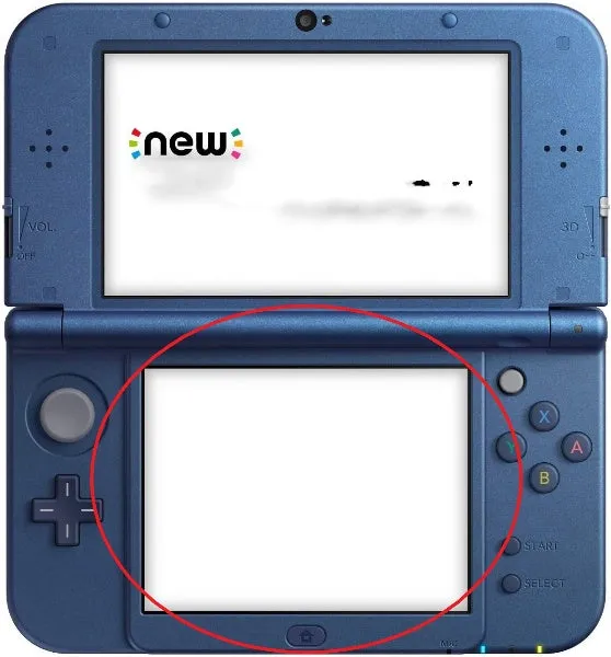 New Nintendo 3DS XL Lower LCD