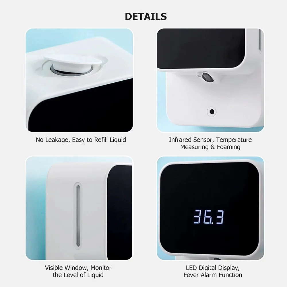Non-Contact Temperature Measurement Soap Dispenser
