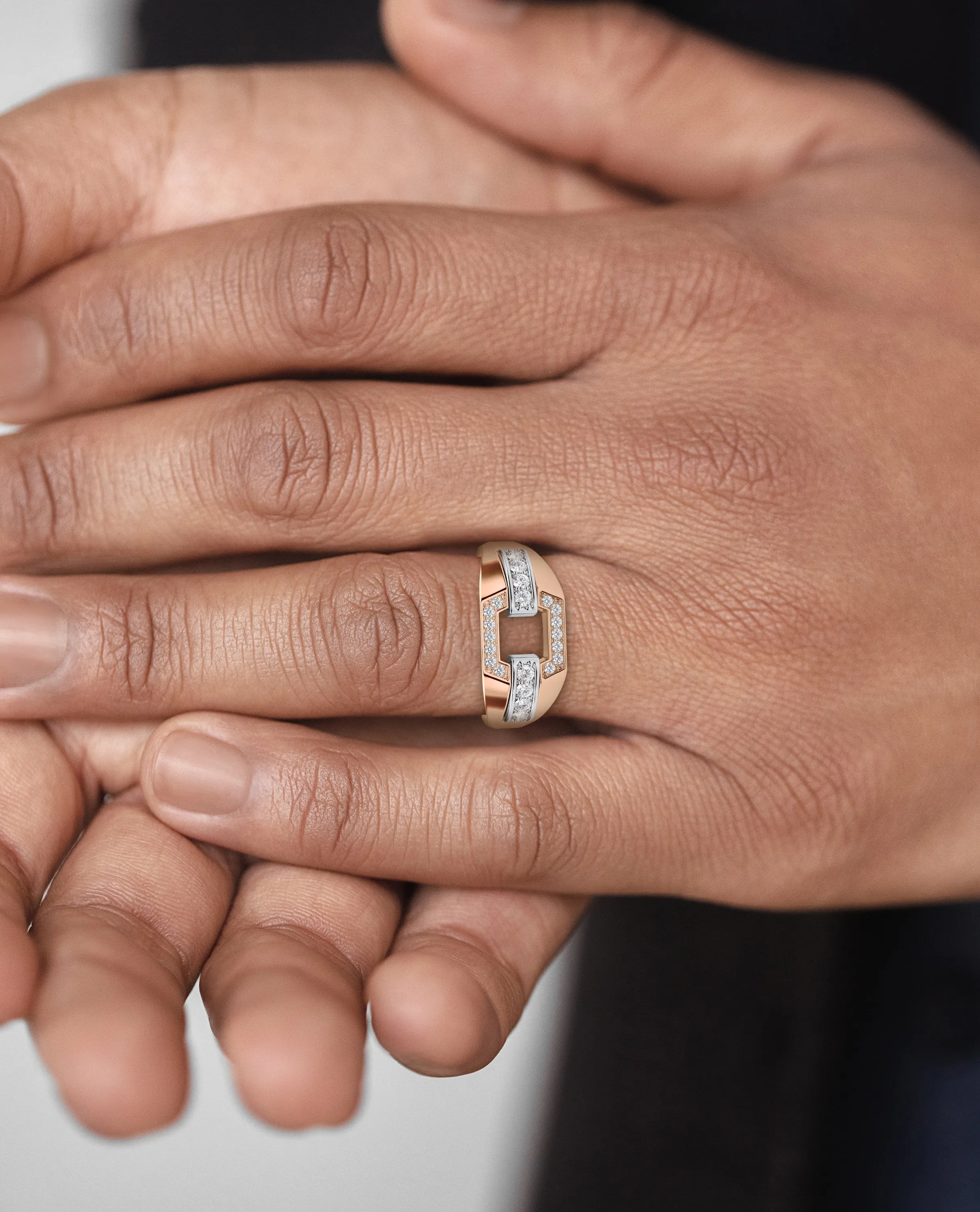NORTHSTAR Gold Signet Ring with 0.30ct Diamonds