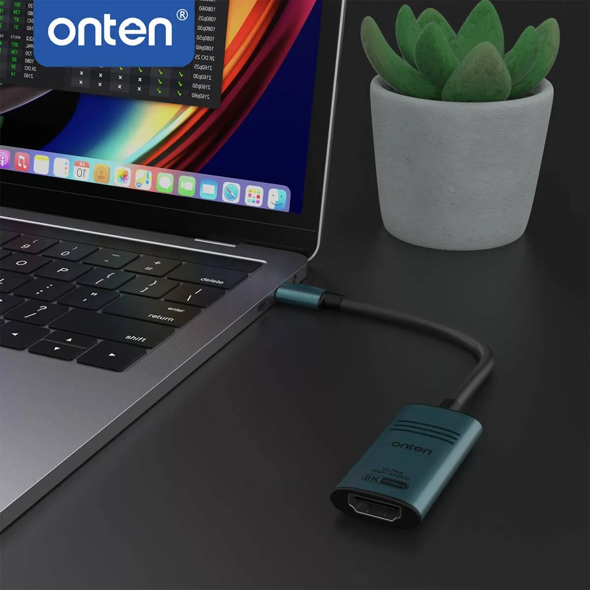 Onten UC981 USB-C to HDMI Adapter