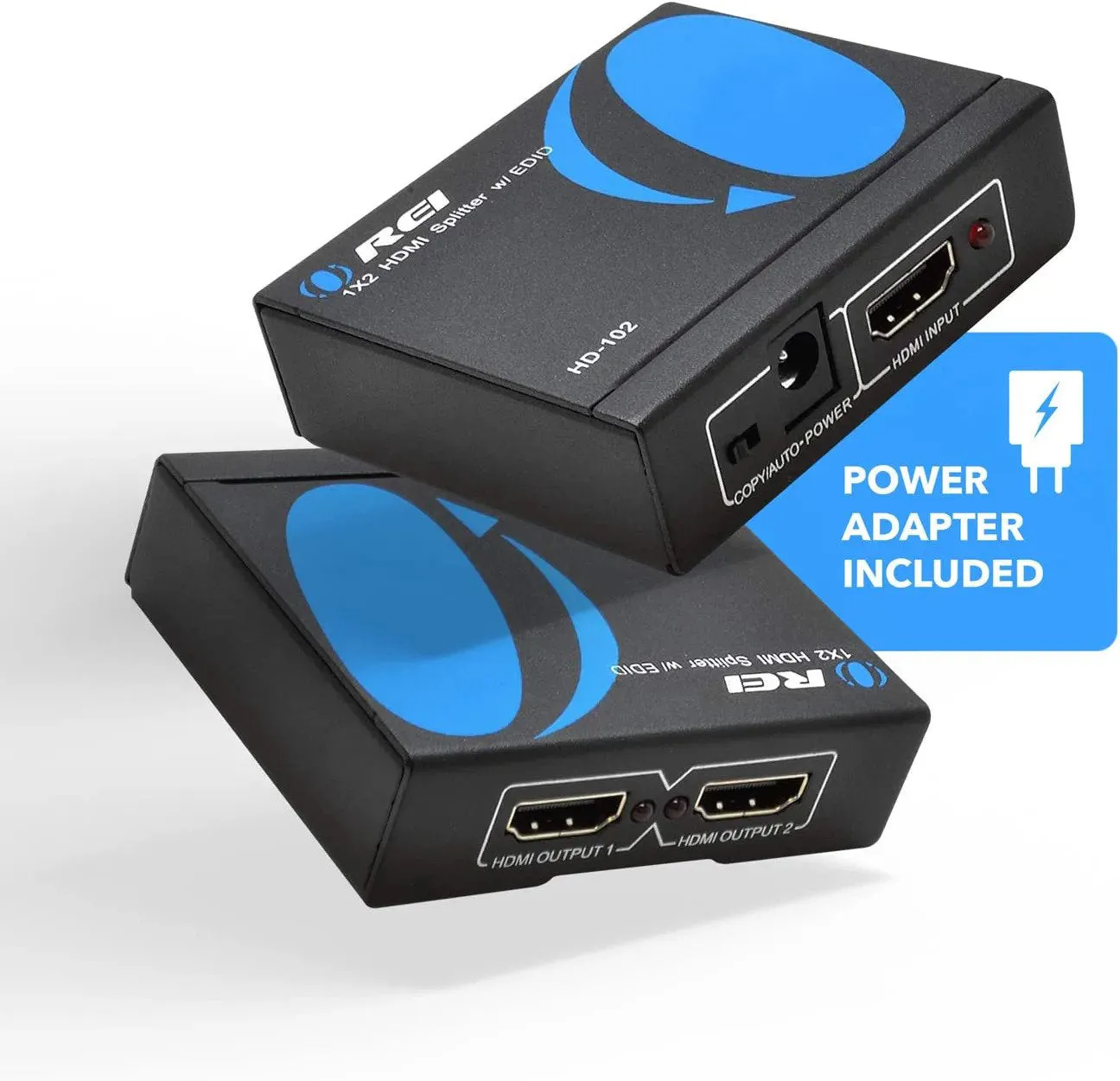 OREI HD-102: 1x2 HDMI USB Splitter - Full HD 1080P - 4K  & 3D Support