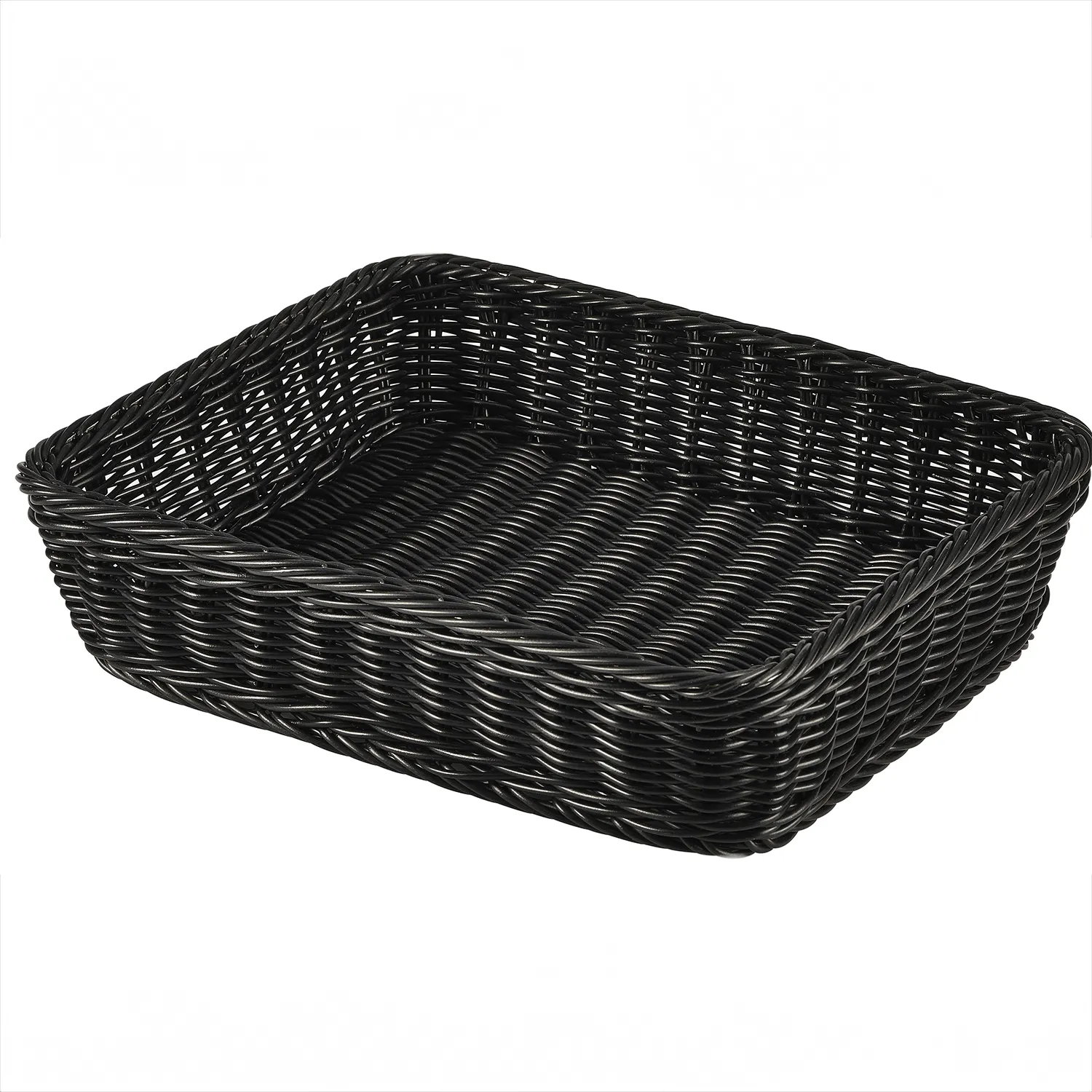 Polywicker Display Basket GN 1/2 Black - Pack 1