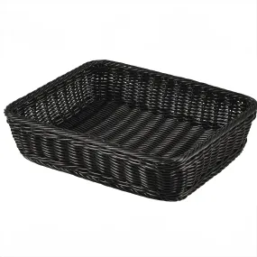 Polywicker Display Basket GN 1/2 Black - Pack 1