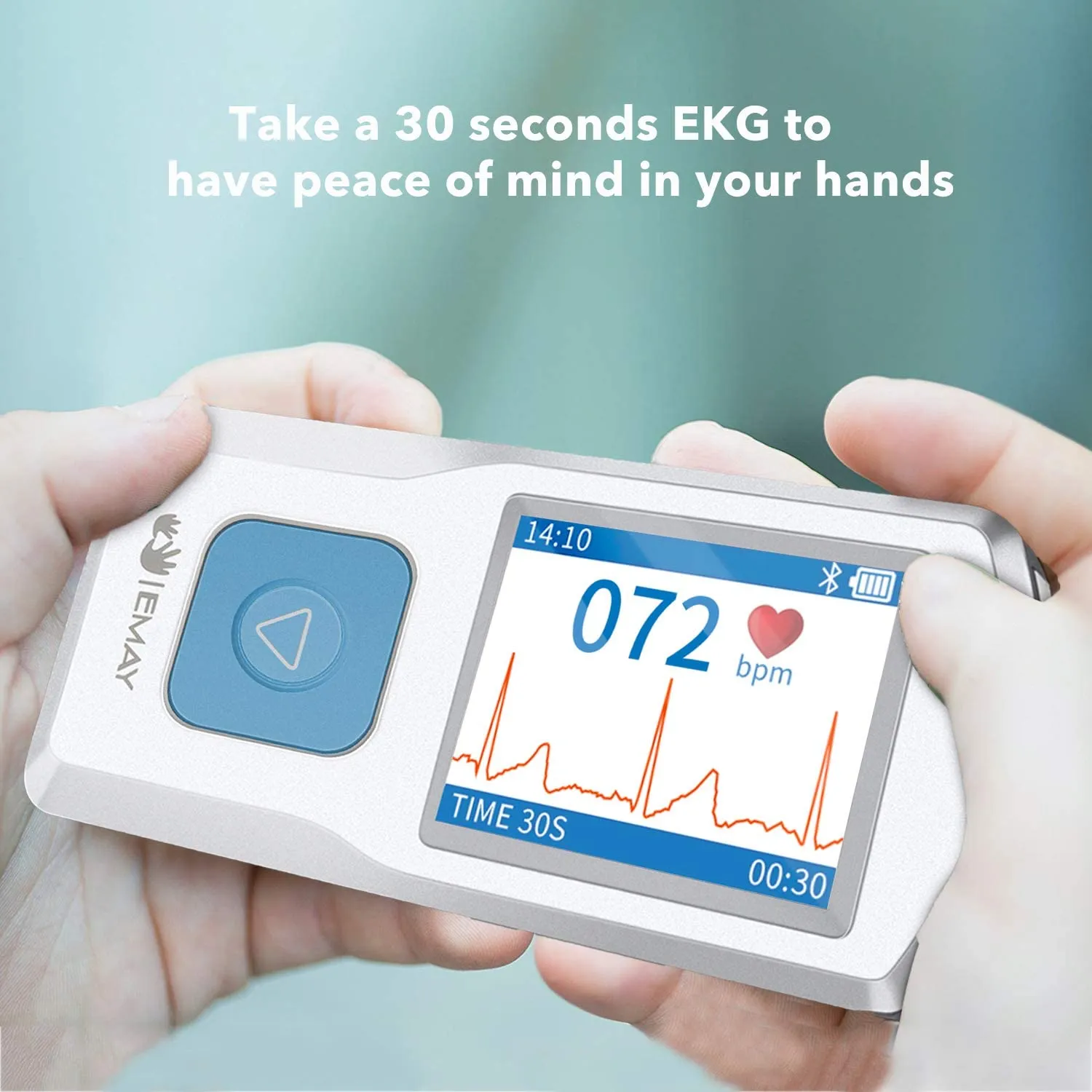 Portable ECG Monitor (for iPhone & Android, Mac & Windows) | Wireless EKG Monitoring Devices with Heart Rate & Rhythm Tracking