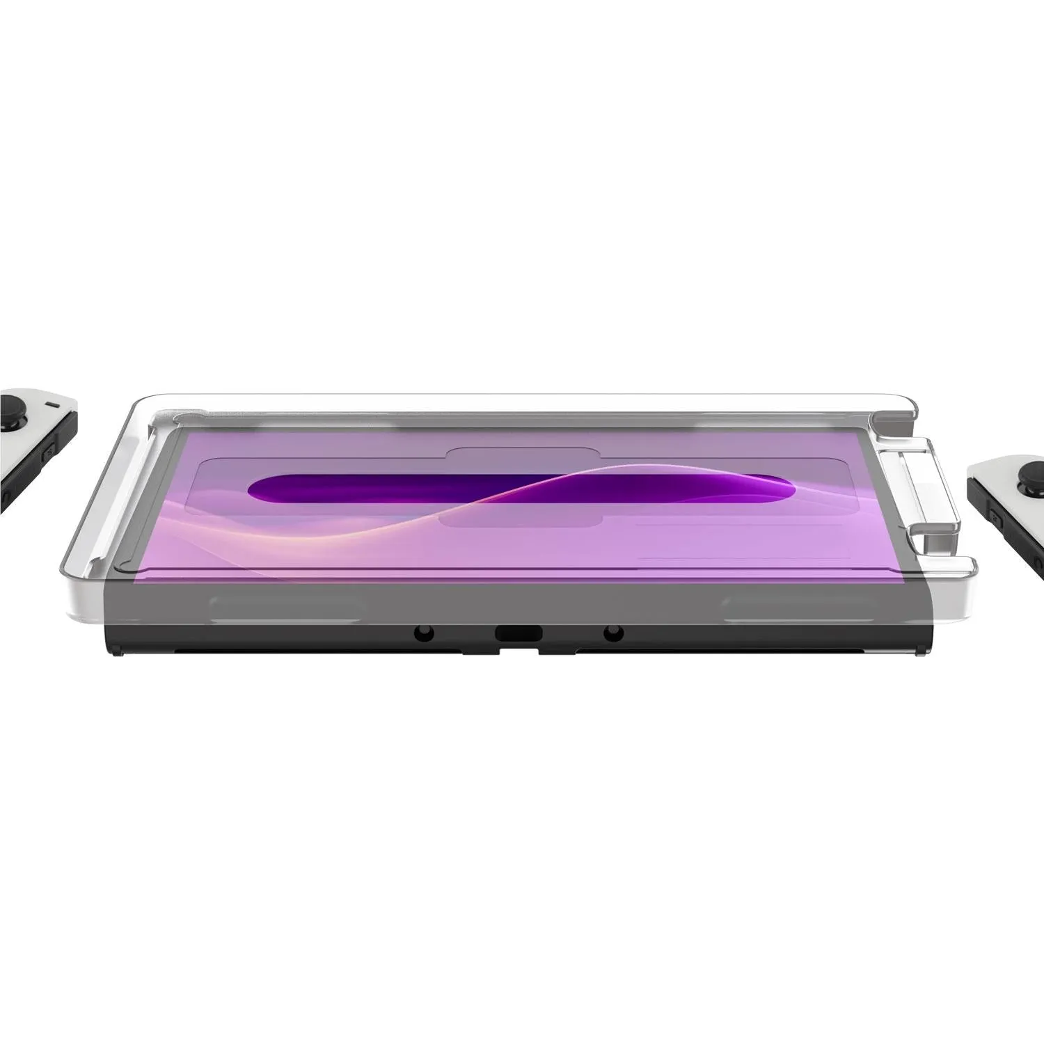 Powerwave Glass Screen Protector with Alignment Tray for Nintendo Switch OLED