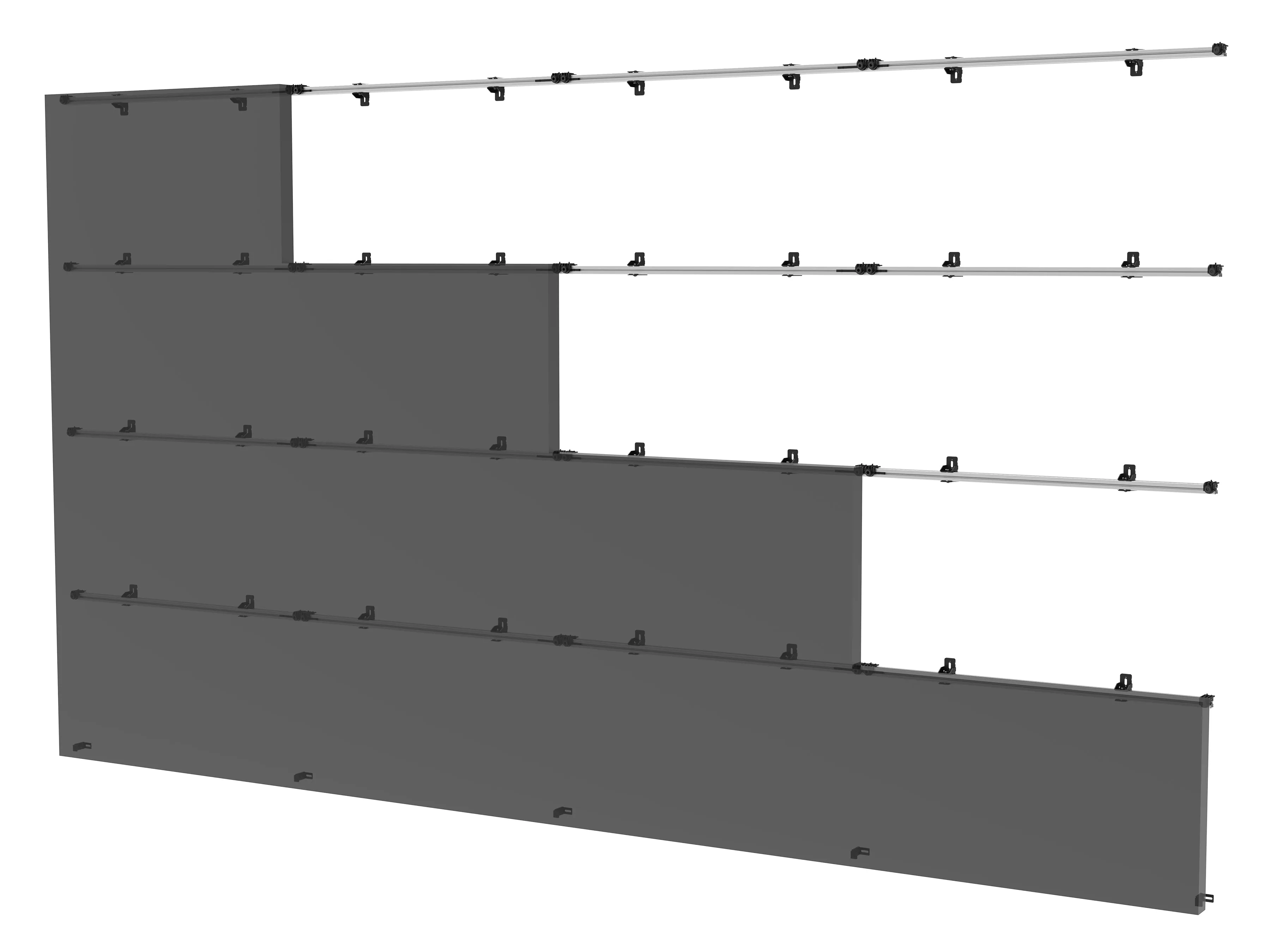 Preconfigured SEAMLESS Kitted Universal dvLED Mounting System