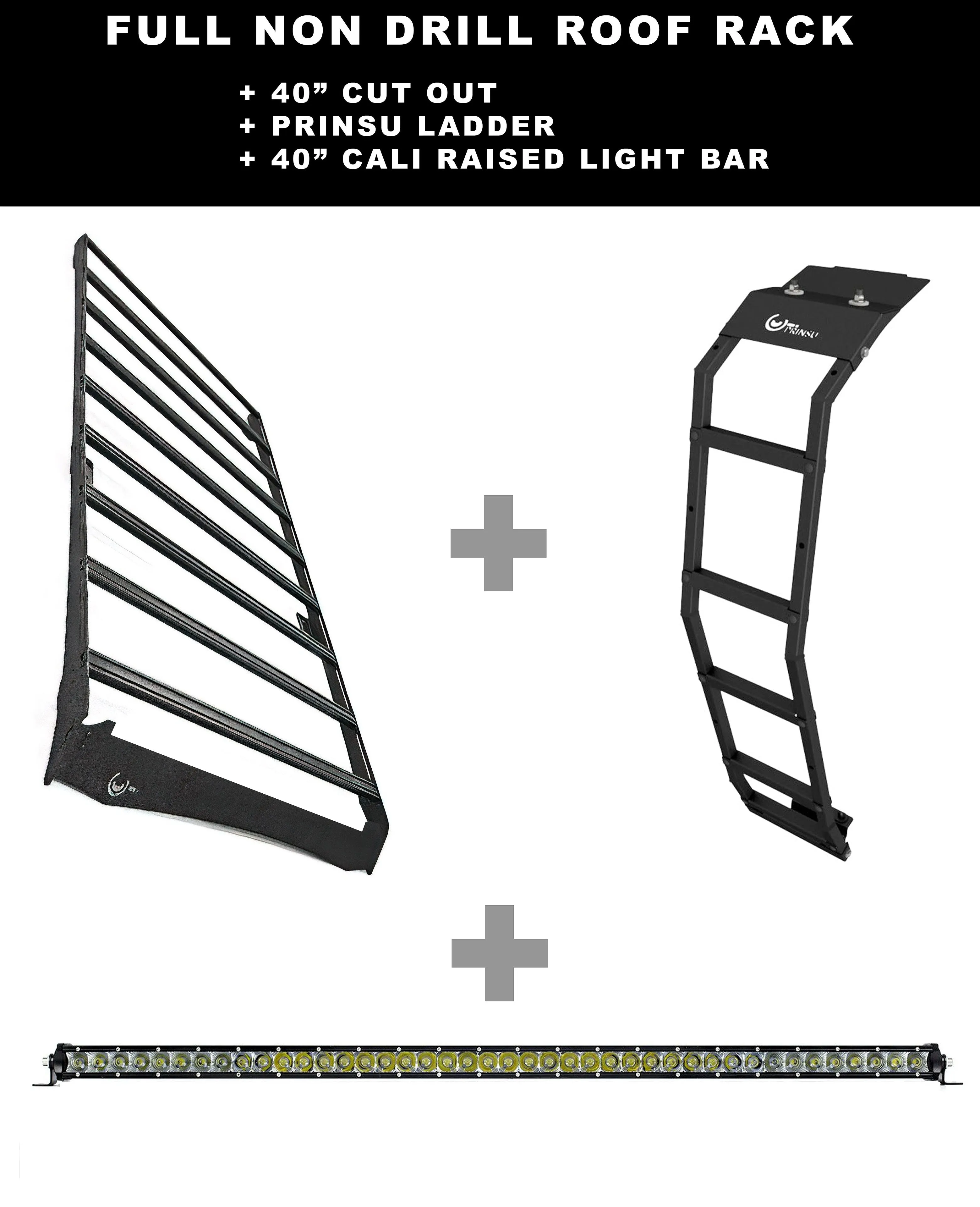 Prinsu Roof Rack Full Non-Drill For 4Runner (2010-2024)