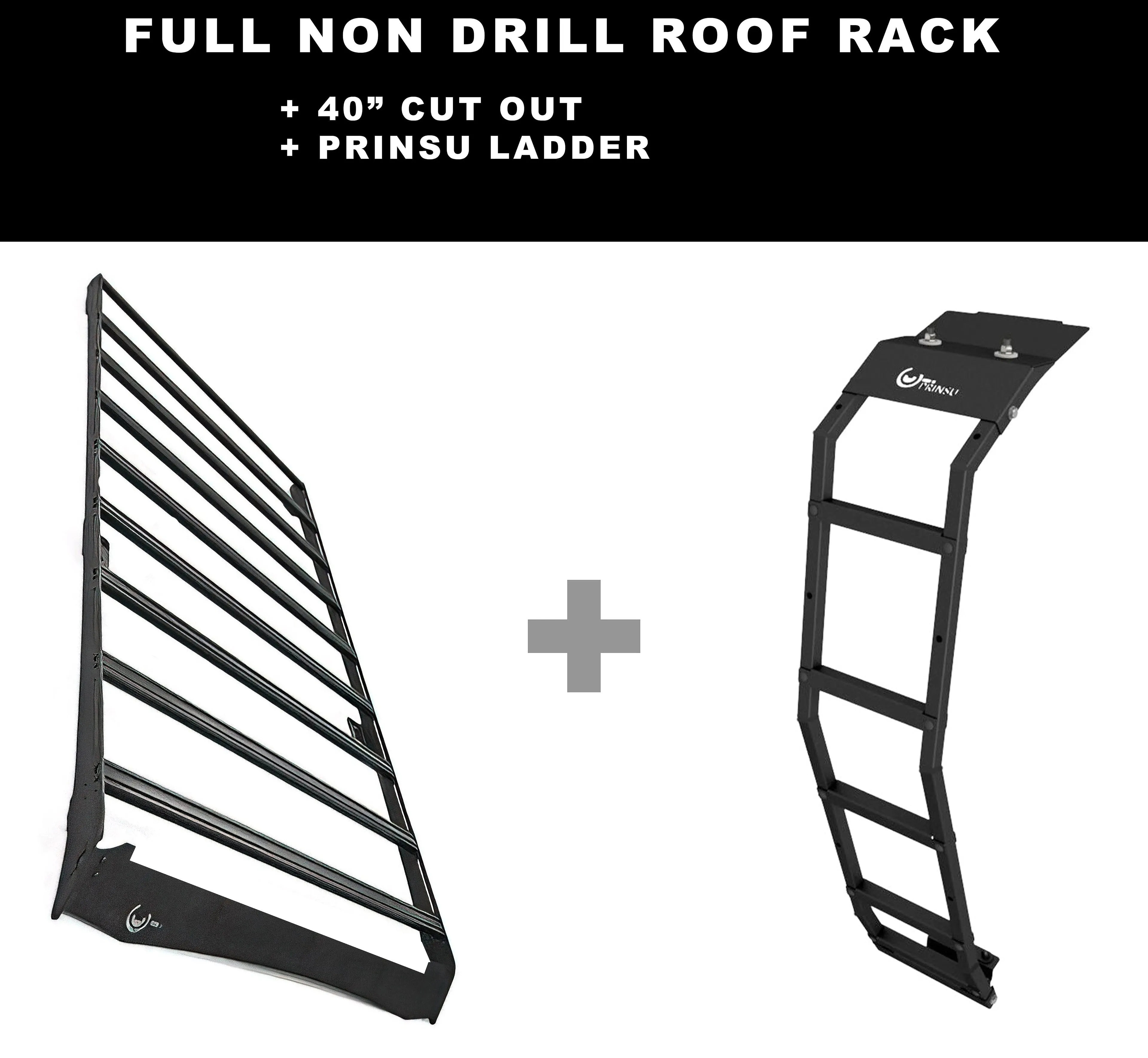 Prinsu Roof Rack Full Non-Drill For 4Runner (2010-2024)