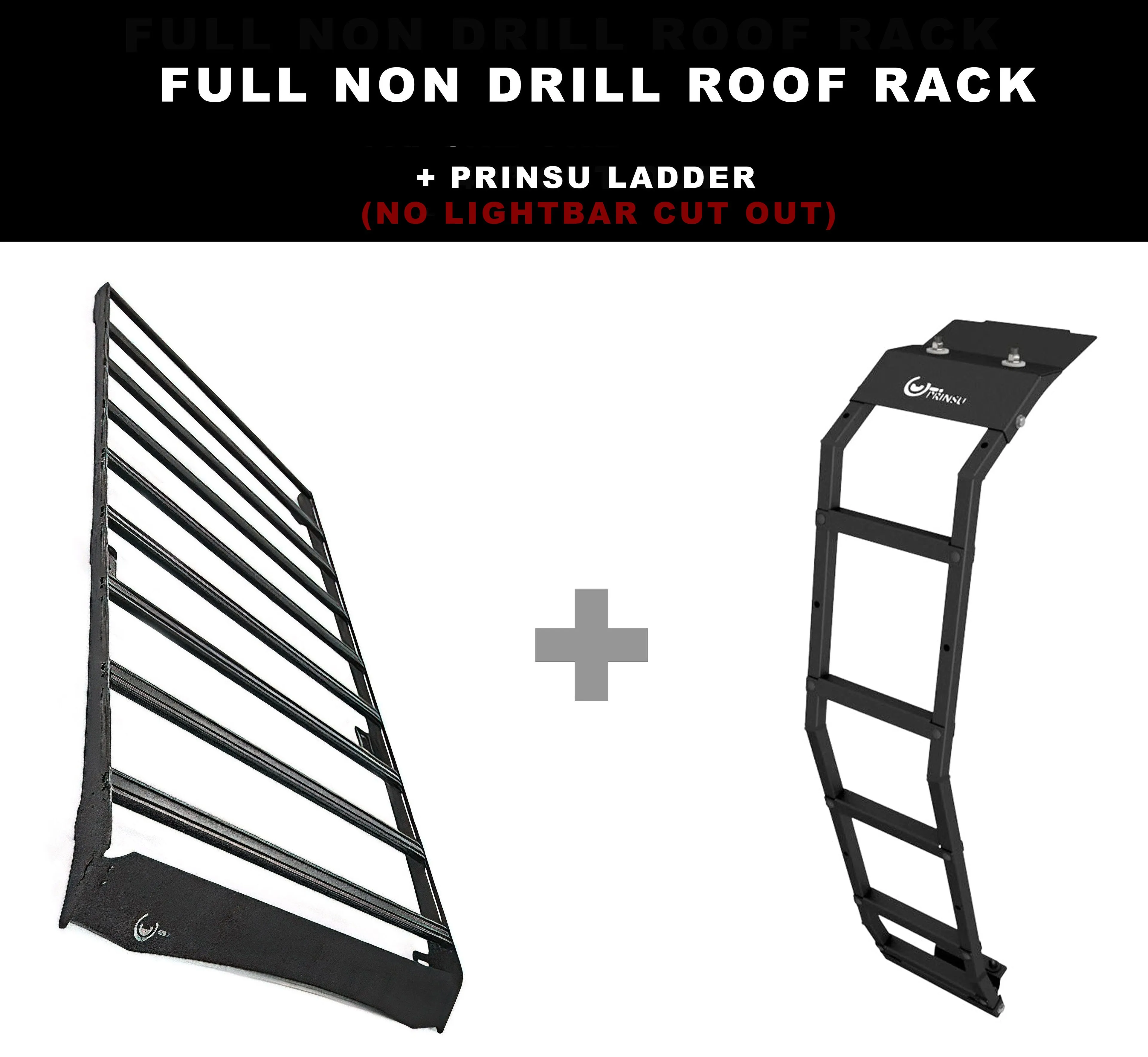 Prinsu Roof Rack Full Non-Drill For 4Runner (2010-2024)