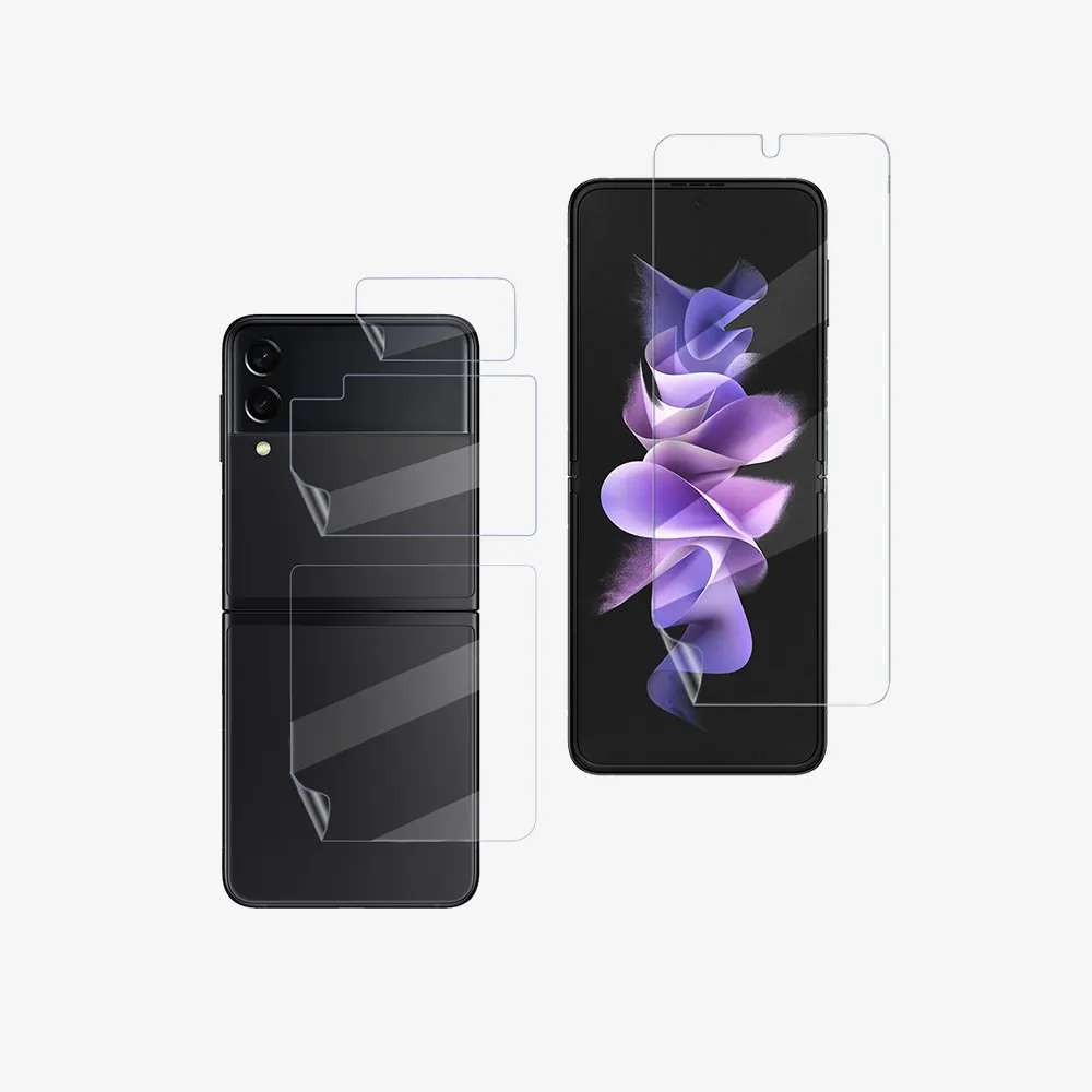 Pro 2.5D TPU Full Cover Screen Protector for Samsung Flip 3 5G - Clear