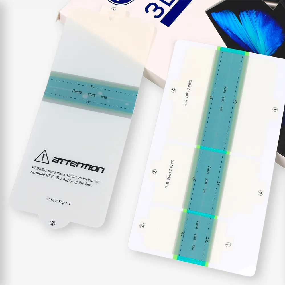 Pro 2.5D TPU Full Cover Screen Protector for Samsung Flip 3 5G - Clear