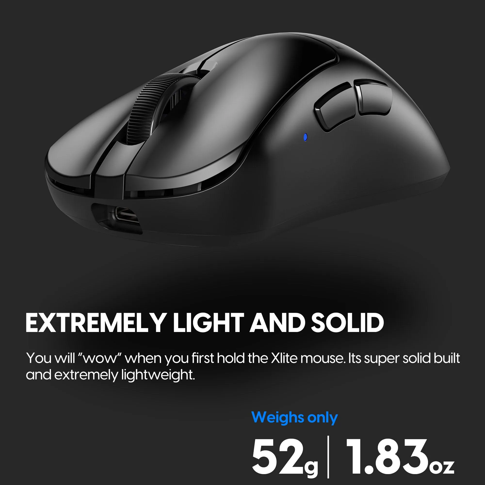 Pulsar Xlite V3 Mini Wireless Gaming Mouse - Black