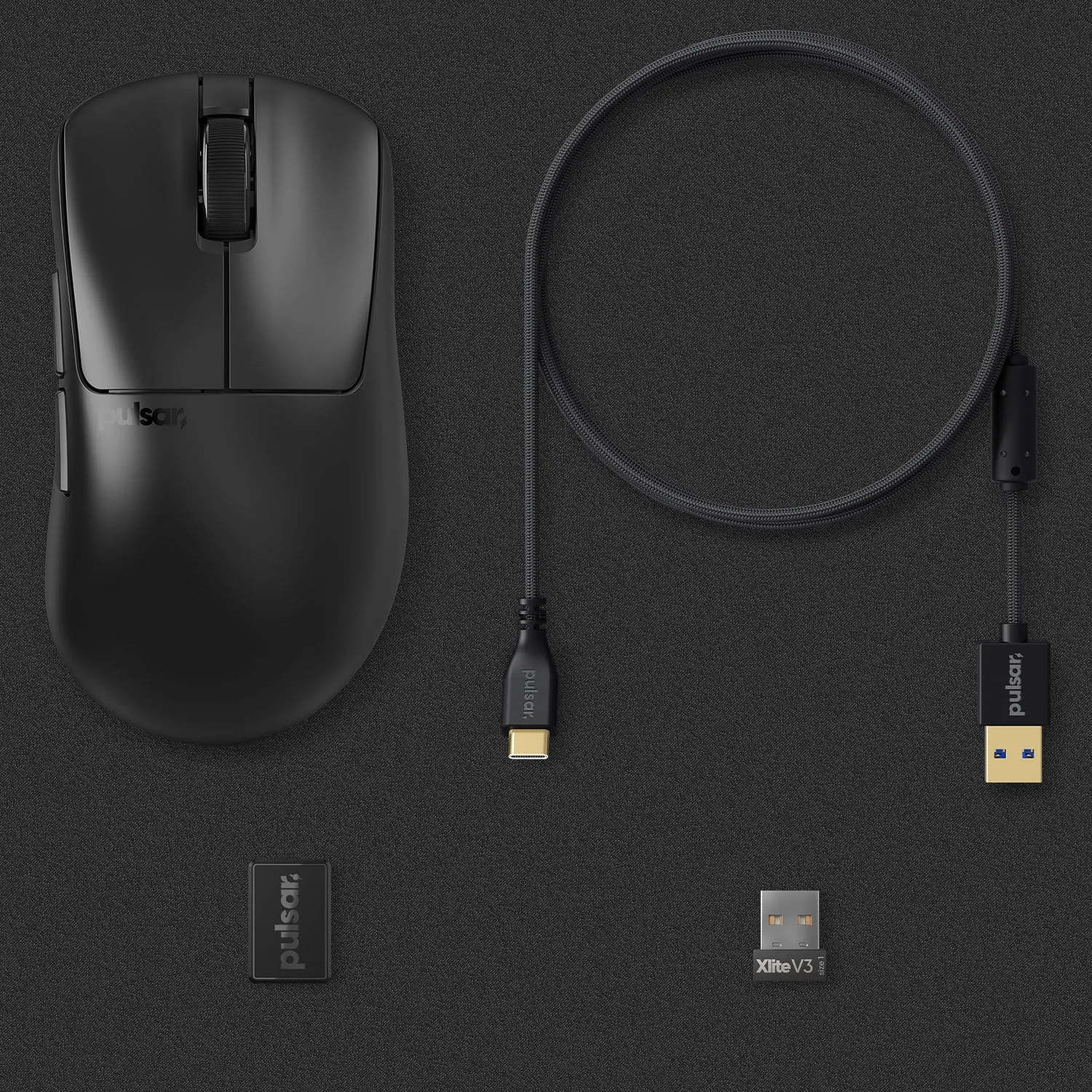 Pulsar Xlite V3 Mini Wireless Gaming Mouse - Black