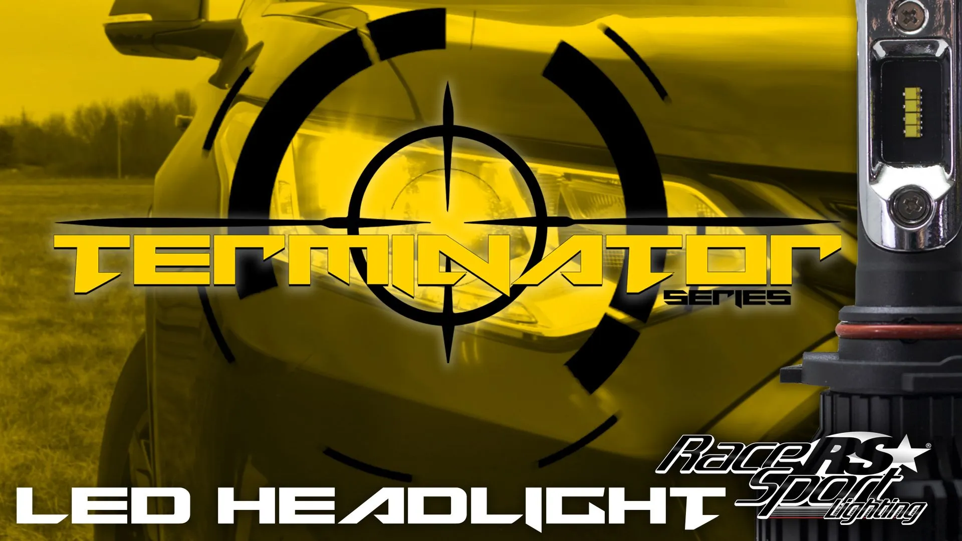 Race Sport RS Lighting (H10 Fan-less LED Conversion Headlight Kit) Terminator Series H10TLED
