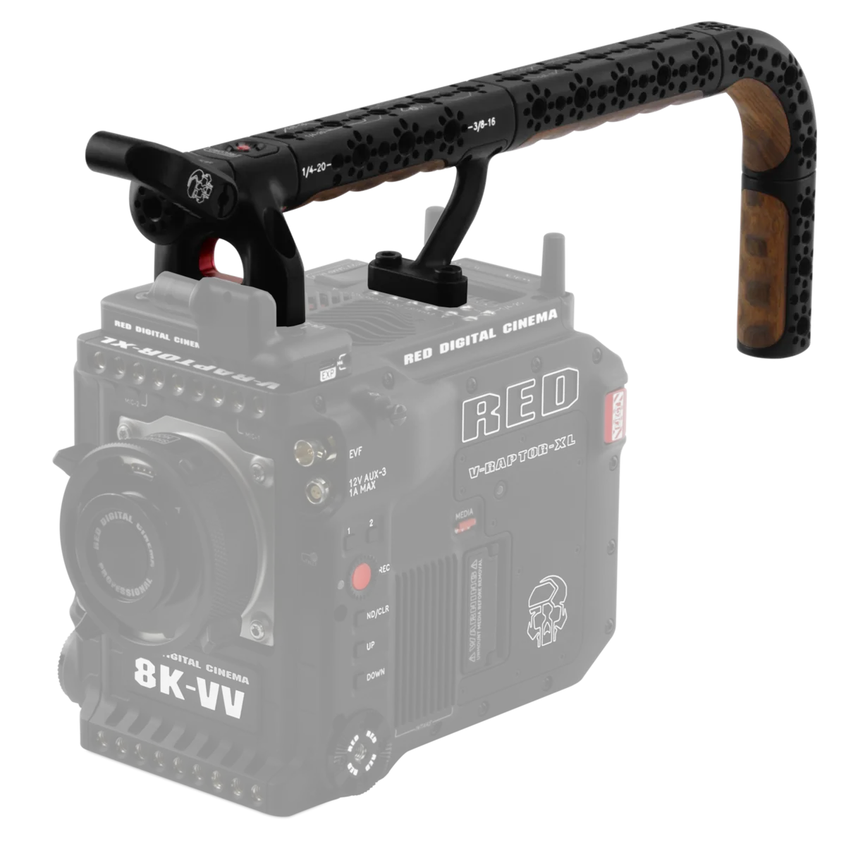 RED V-RAPTOR XL Top Handle with Extensions
