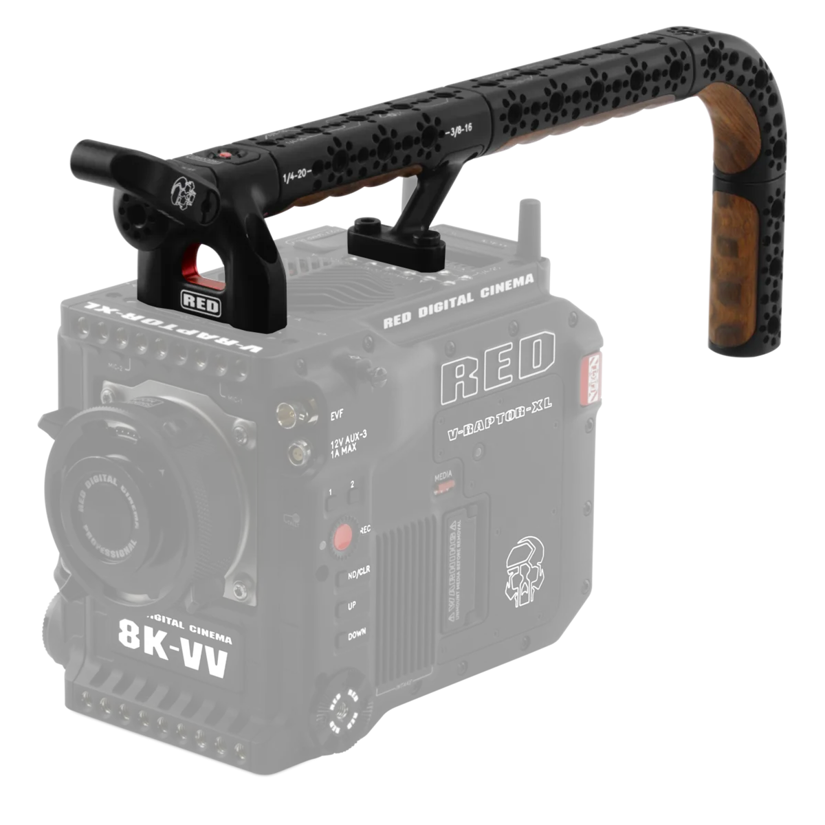 RED V-RAPTOR XL Top Handle with Extensions