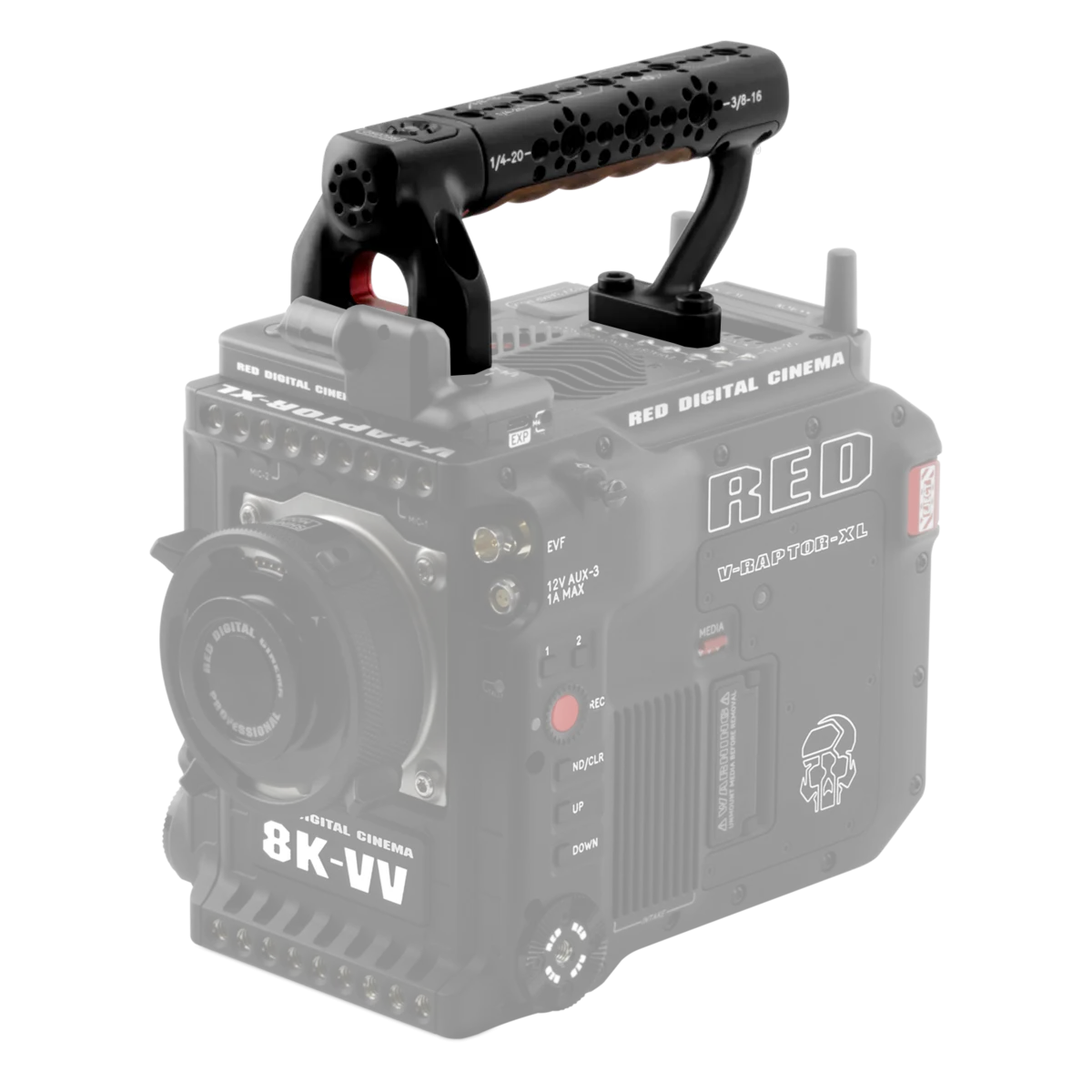 RED V-RAPTOR XL Top Handle with Extensions