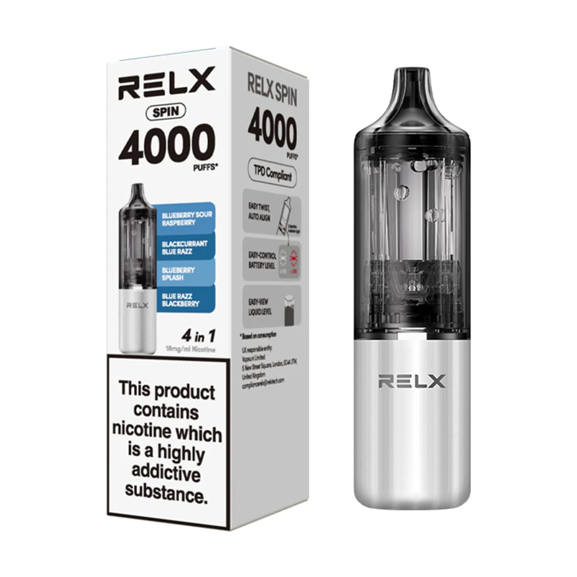 RELX Spin 4in1 Starter Vape Kit
