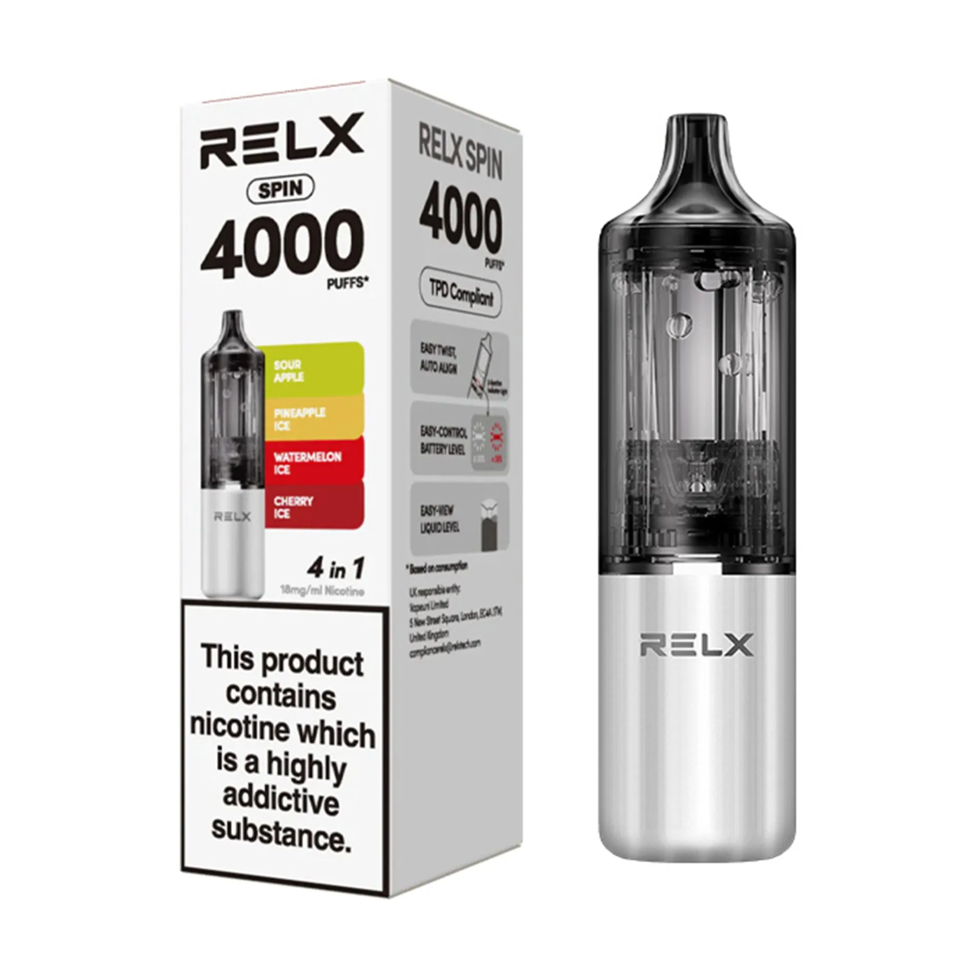 RELX Spin 4in1 Starter Vape Kit