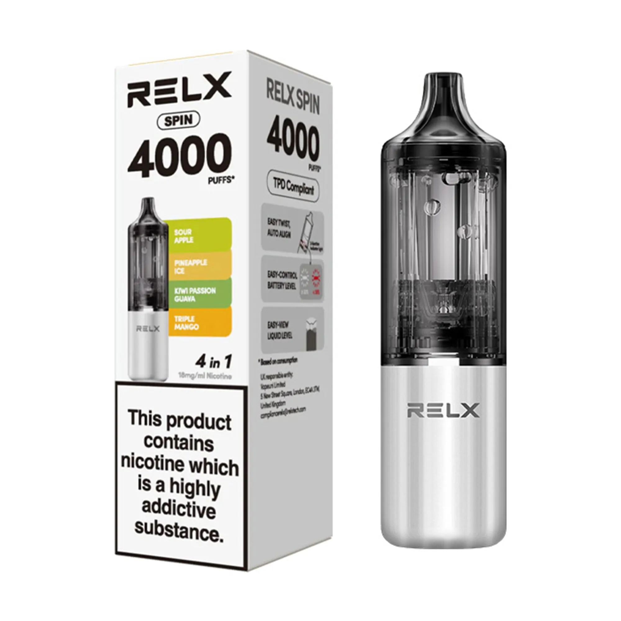 RELX Spin 4in1 Starter Vape Kit