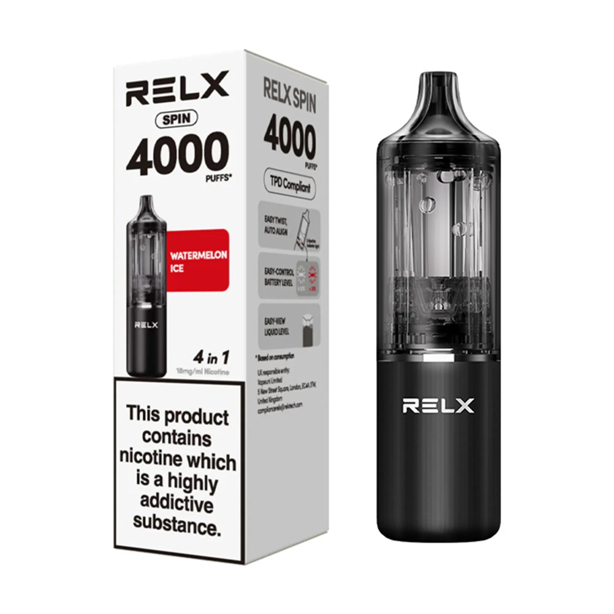 RELX Spin 4in1 Starter Vape Kit