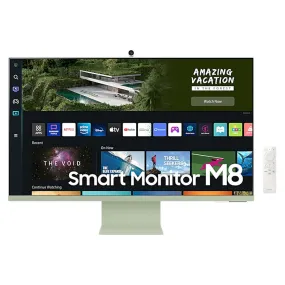 Samsung 32 Inch M8 Ultra HD 4K Smart Wi-Fi Monitor With Remote Control LS32BM80GUWXXL