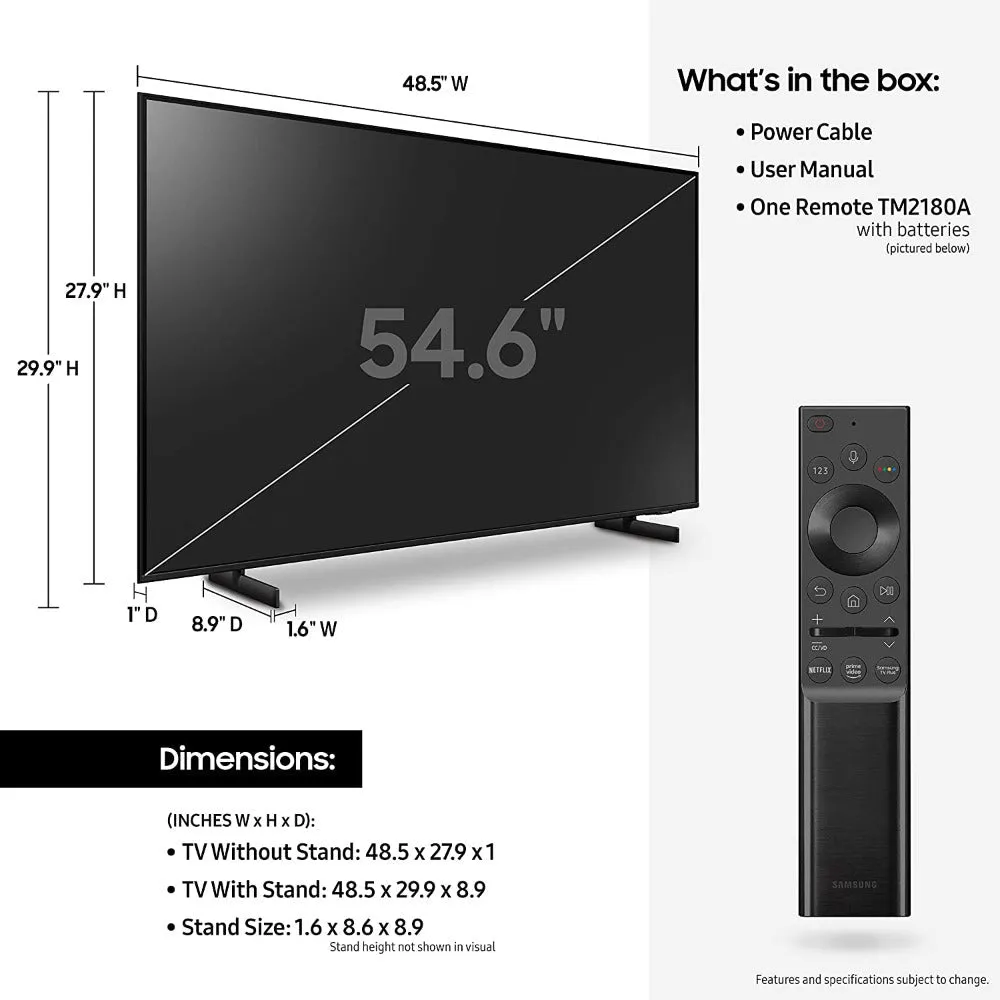 Samsung 55" Class Crystal 4K UHD - Smart TV with Alexa Built-In