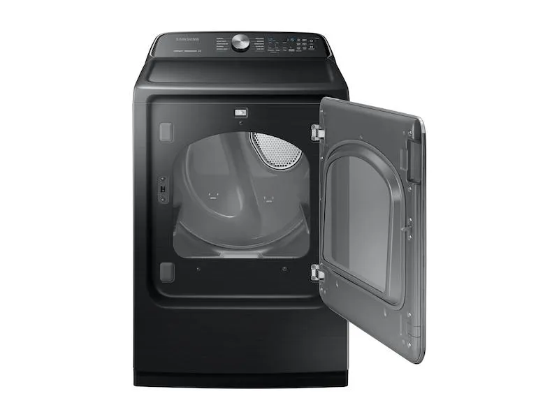 Samsung DVG54R7200V 7.4 cu. ft. Gas Dryer with Steam Sanitize  in Black Stainless Steel