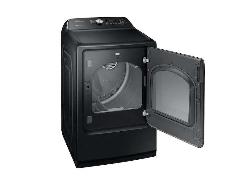 Samsung DVG54R7200V 7.4 cu. ft. Gas Dryer with Steam Sanitize  in Black Stainless Steel