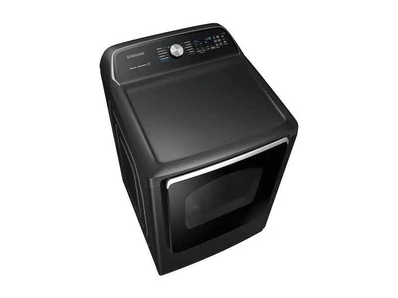 Samsung DVG54R7200V 7.4 cu. ft. Gas Dryer with Steam Sanitize  in Black Stainless Steel