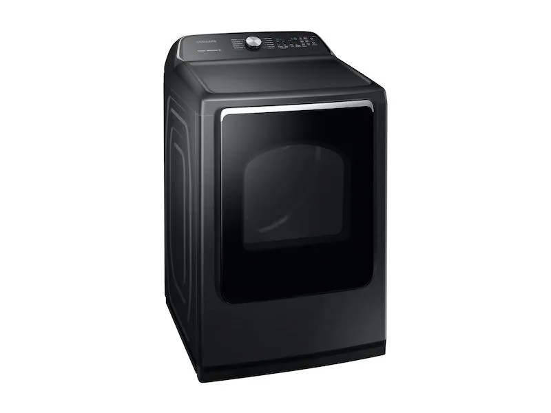 Samsung DVG54R7200V 7.4 cu. ft. Gas Dryer with Steam Sanitize  in Black Stainless Steel