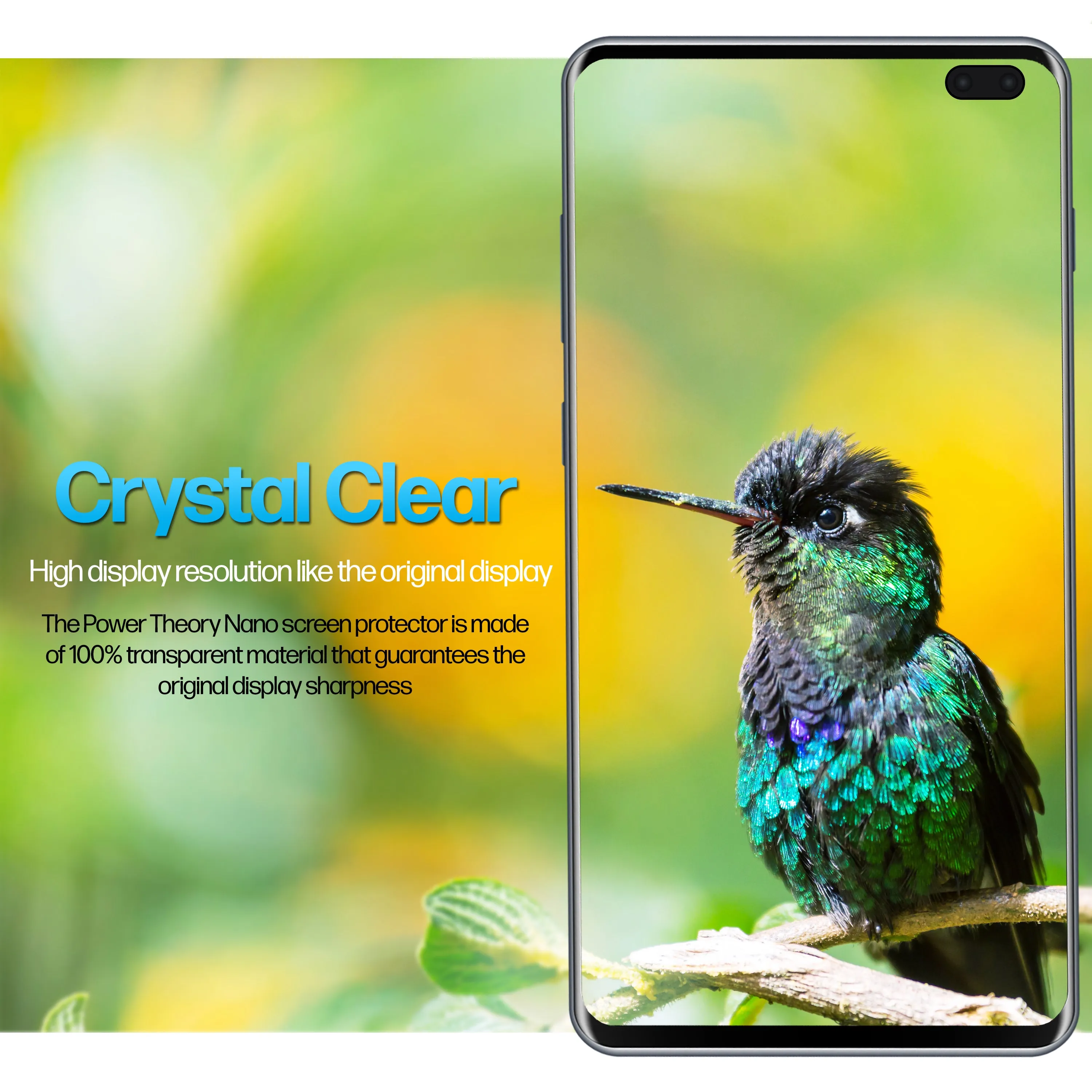 Samsung Galaxy S10 Plus TPU Anti-Scratch Screen Protector Film [2-Pack]