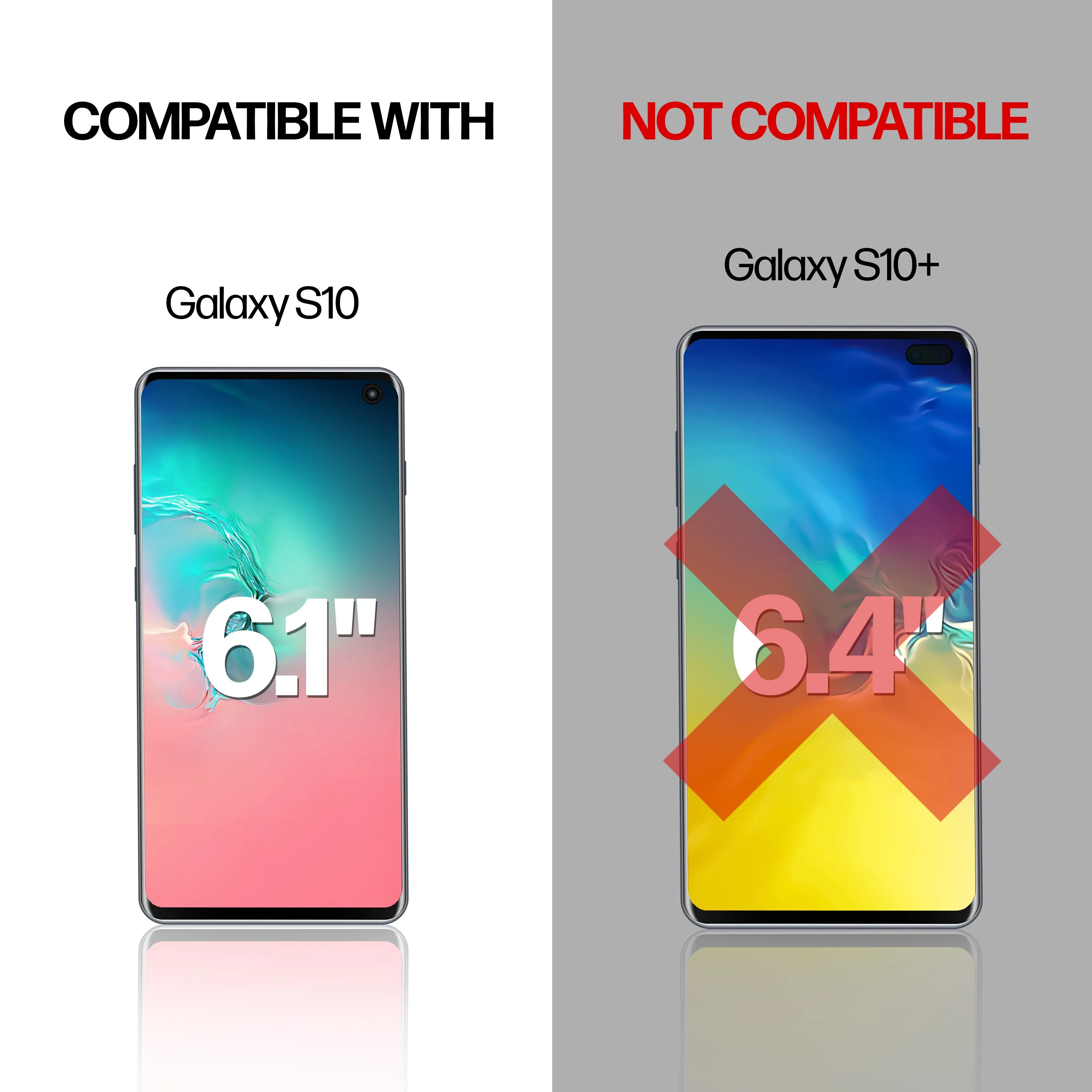 Samsung Galaxy S10 TPU Anti-Scratch Screen Protector Film [2-Pack]