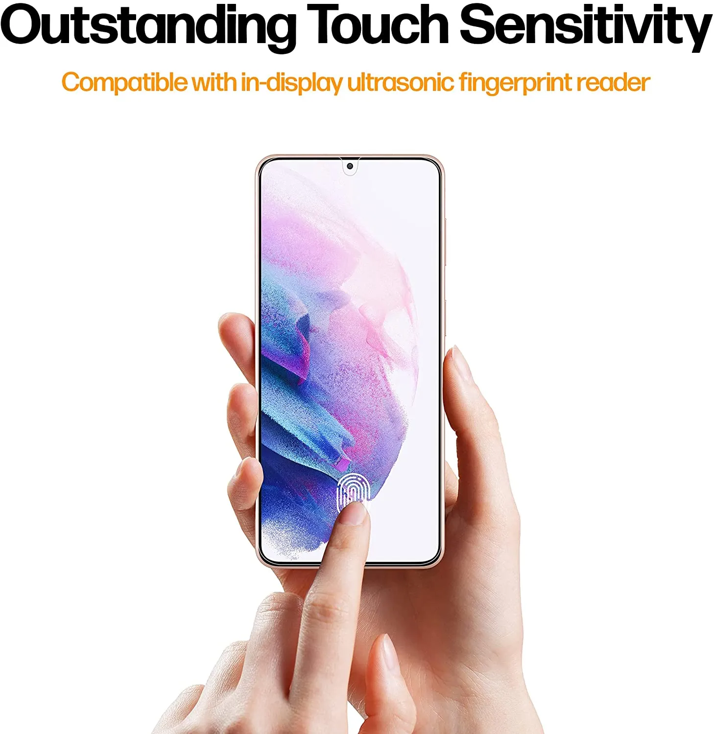 Samsung Galaxy S21 Plus Anti-Scratch Screen Protector Film [2-Pack]