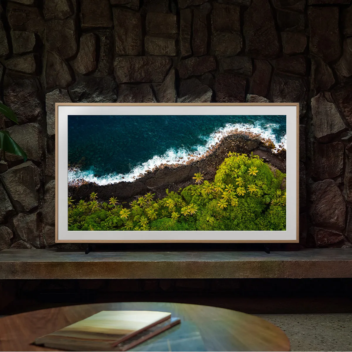 Samsung LS03D 85" 4K The Frame QLED HDR Smart TV with Slim-Fit Wall Mount & 8K HDMI Cable