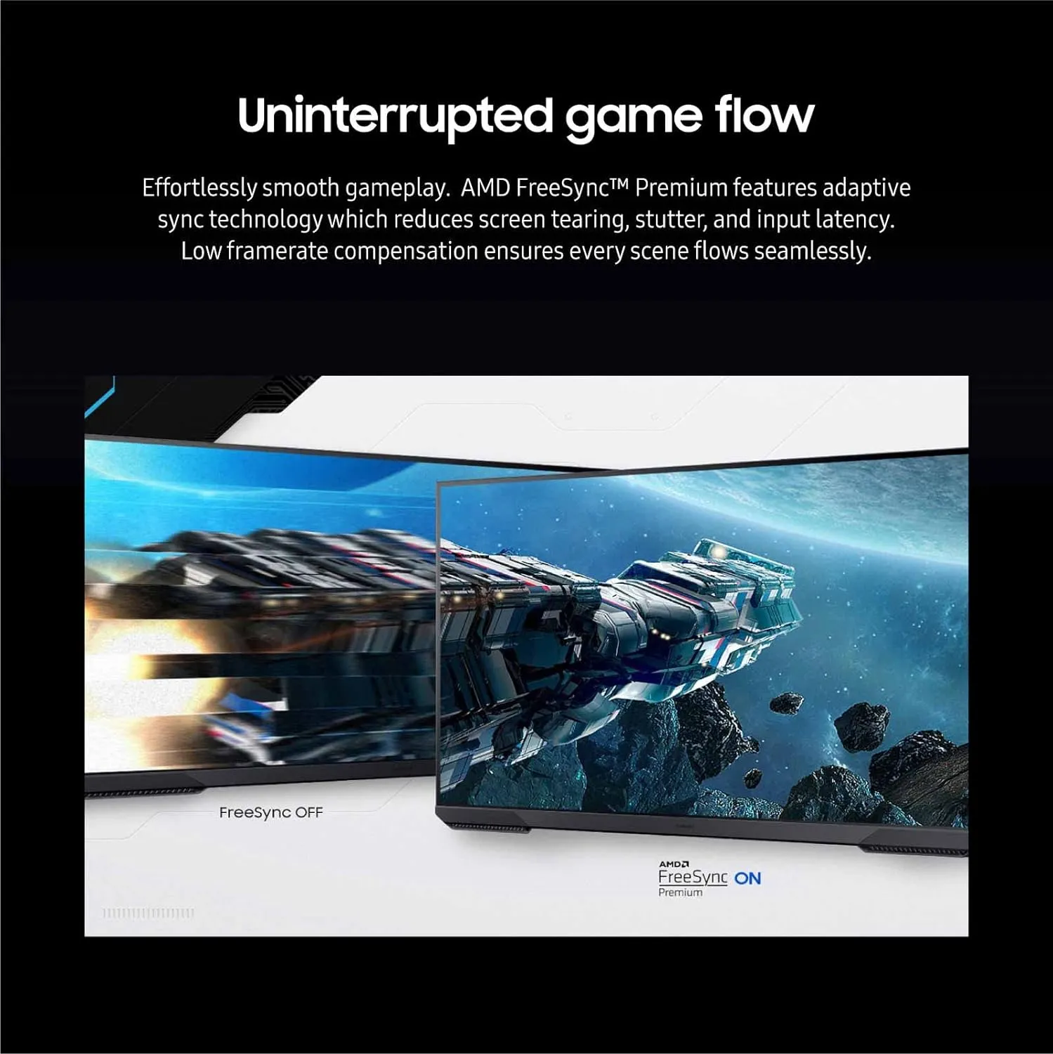 SAMSUNG Odyssey G5 QHD 165Hz VA HDR10 Gaming Monitor | FreeSync Premium | LS27CG510EEXXS (27") / LS32CG510EEXXS (32")