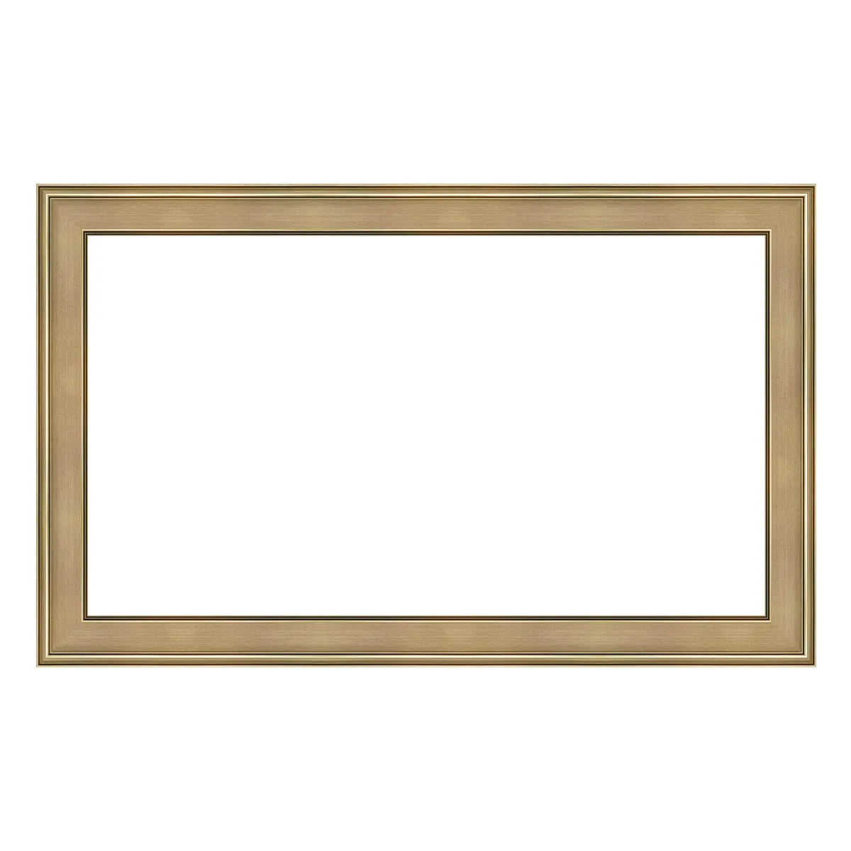 Samsung The Frame 65" QLED HDR Smart TV (2024) with Deco TV 65" Customizable Frame (Champagne)