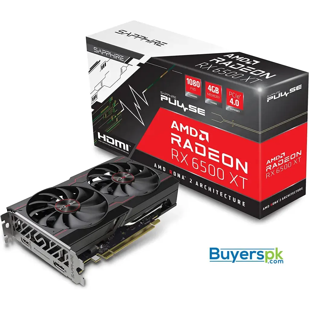 Sapphire Pulse Amd Radeon™ Rx 6500 Xt Graphic Card