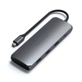 Satechi USB-C Hybrid Multiport Adapter with SSD Enclosure (Space Grey)